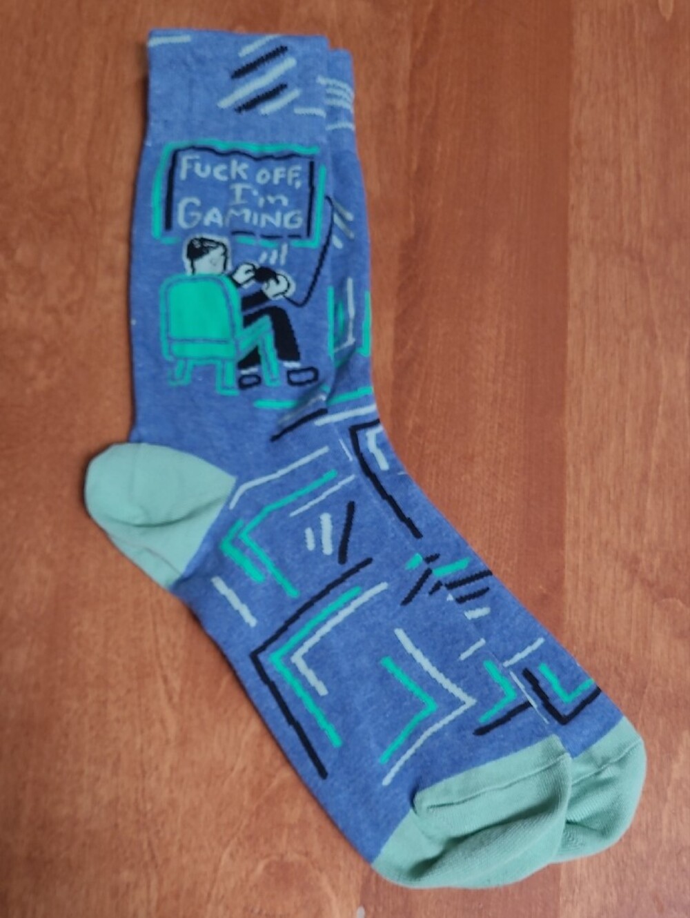 Blue Q  'I'm Gaming' Crew Socks, Unisex